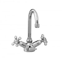 MEZCLADOR LAVABO CON VALVULA AUTOMATICA ROMA STELLA 1882
